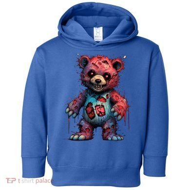 Zombie Teddy Bear Toddler Hoodie