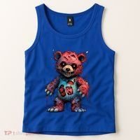 Zombie Teddy Bear Tank Top thumb 2