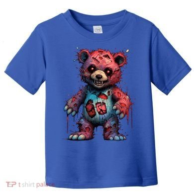 Zombie Teddy Bear Toddler T-Shirt