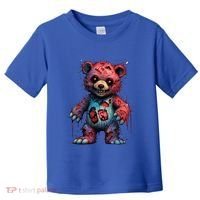 Zombie Teddy Bear Toddler T-Shirt thumb 0