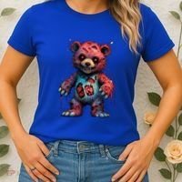 Zombie Teddy Bear Women's T-Shirt thumb 2