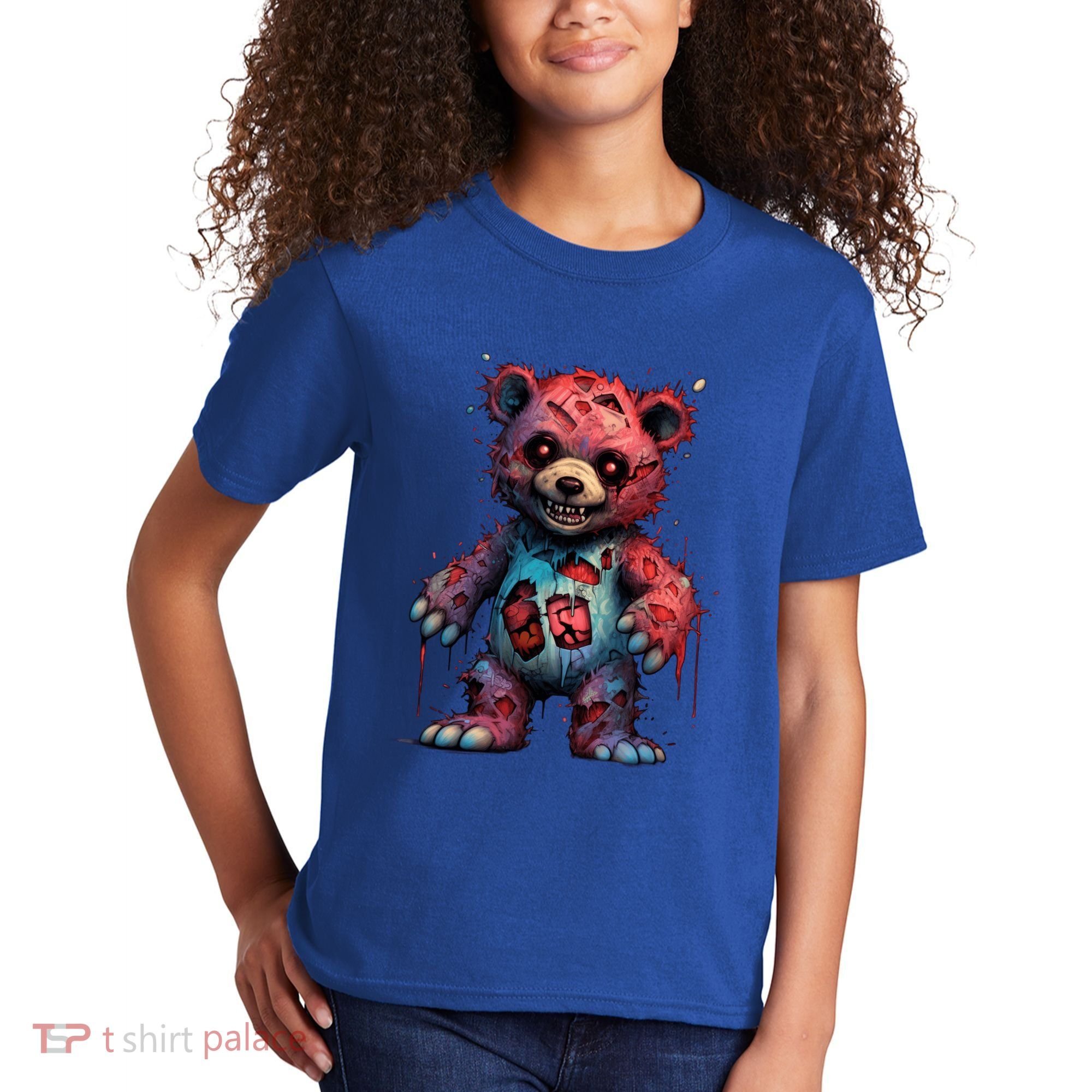 Zombie Teddy Bear Kids T-Shirt