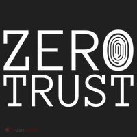 Zero Trust Cyber Security Hacking Programmer Developer Funny Gift 7 Panel Mesh Trucker Snapback Hat thumb 2