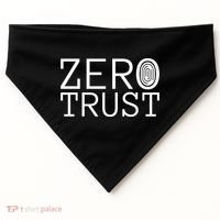 Zero Trust Cyber Security Hacking Programmer Developer Funny Gift USA-Made Doggie Bandana thumb 0