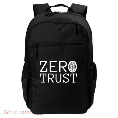 Zero Trust Cyber Security Hacking Programmer Developer Funny Gift Backpack