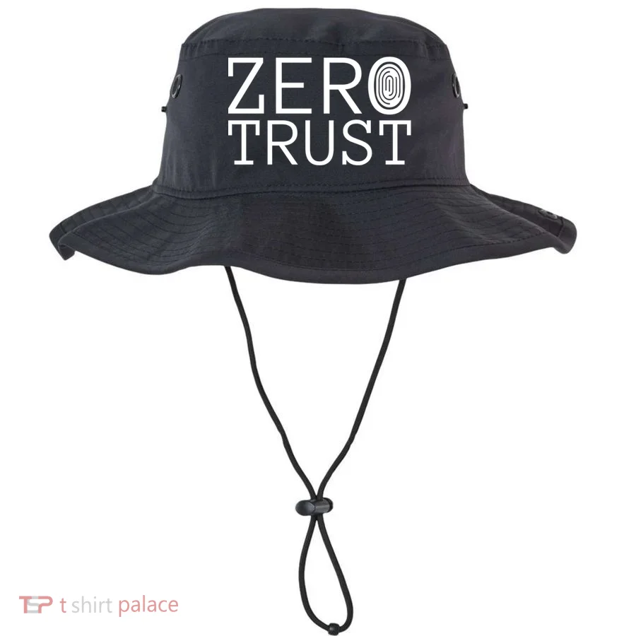 Zero Trust Cyber Security Hacking Programmer Developer Funny Gift Bucket Hat
