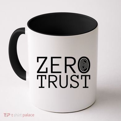 Zero Trust Cyber Security Hacking Programmer Developer Funny Gift Coffee Mug