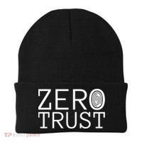 Zero Trust Cyber Security Hacking Programmer Developer Funny Gift Beanie thumb 0