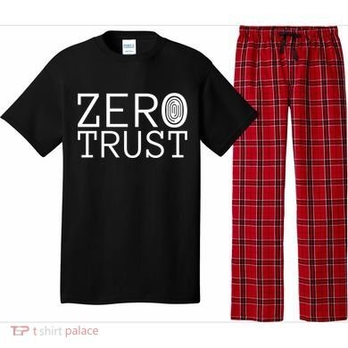 Zero Trust Cyber Security Hacking Programmer Developer Funny Gift Pajama Set