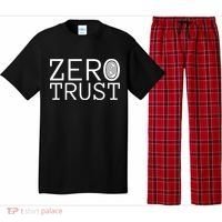 Zero Trust Cyber Security Hacking Programmer Developer Funny Gift Pajama Set thumb 0