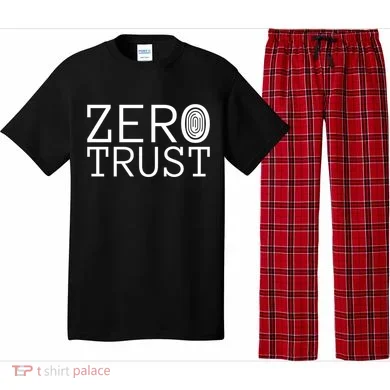 Zero Trust Cyber Security Hacking Programmer Developer Funny Gift Pajama Set