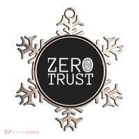 Zero Trust Cyber Security Hacking Programmer Developer Funny Gift Ornament thumb 0