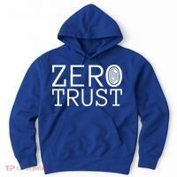 Zero Trust Cyber Security Hacking Programmer Developer Funny Gift Hoodie thumb 0