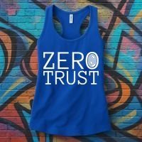 Zero Trust Cyber Security Hacking Programmer Developer Funny Gift Women's Tank Top thumb 3