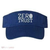Zero Trust Cyber Security Hacking Programmer Developer Funny Gift Visor thumb 0
