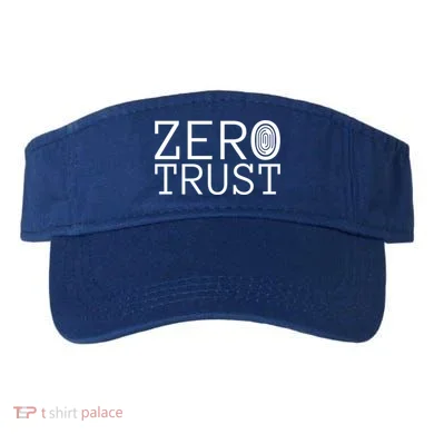 Zero Trust Cyber Security Hacking Programmer Developer Funny Gift Visor