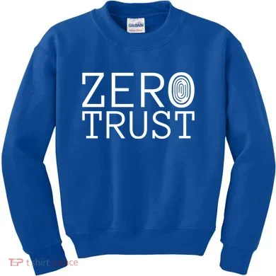 Zero Trust Cyber Security Hacking Programmer Developer Funny Gift Kids Sweatshirt