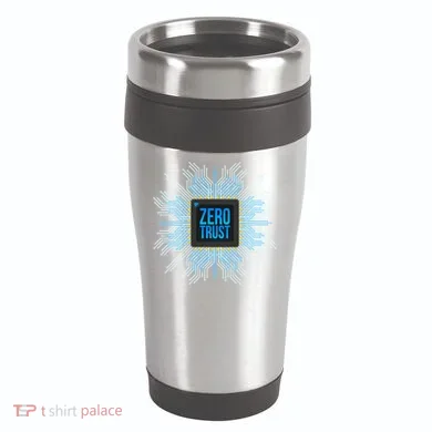 Zero Trust Cyber Security Hacking Programmer Developer Funny Gift 16oz Travel Tumbler