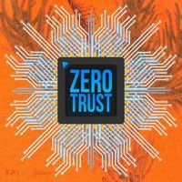 Zero Trust Cyber Security Hacking Programmer Developer Funny Gift Kati Licensed 12" Camo Cuffed Beanie thumb 2
