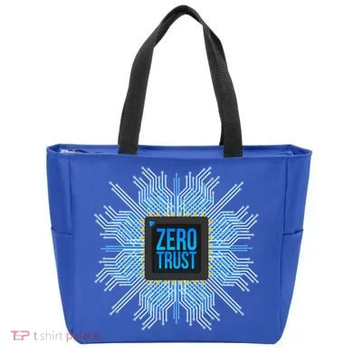 Zero Trust Cyber Security Hacking Programmer Developer Funny Gift Tote Bag
