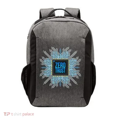 Zero Trust Cyber Security Hacking Programmer Developer Funny Gift Vector Backpack