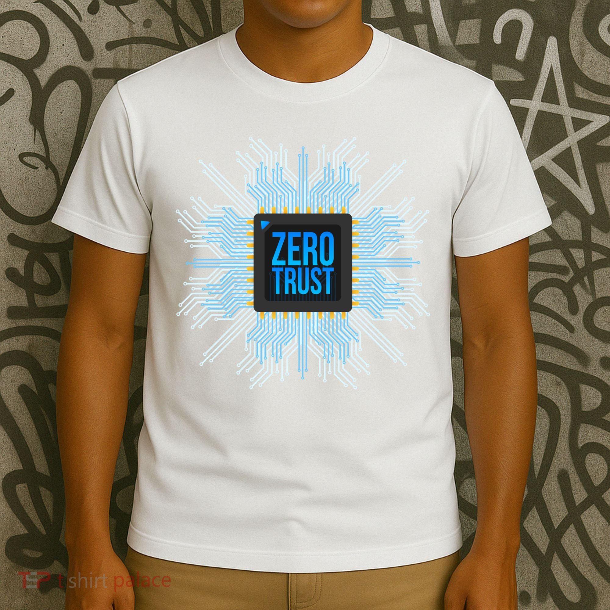Zero Trust Cyber Security Hacking Programmer Developer Funny Gift T-Shirt