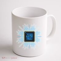 Zero Trust Cyber Security Hacking Programmer Developer Funny Gift Coffee Mug thumb 1