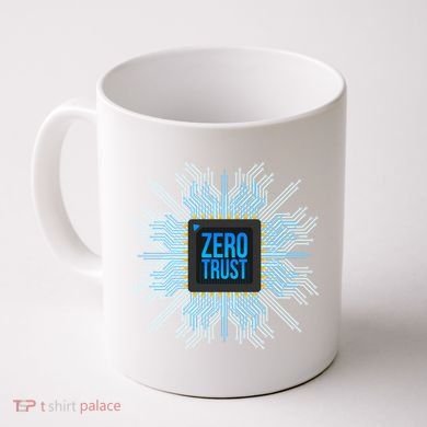 Zero Trust Cyber Security Hacking Programmer Developer Funny Gift Coffee Mug