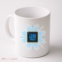 Zero Trust Cyber Security Hacking Programmer Developer Funny Gift Coffee Mug thumb 0
