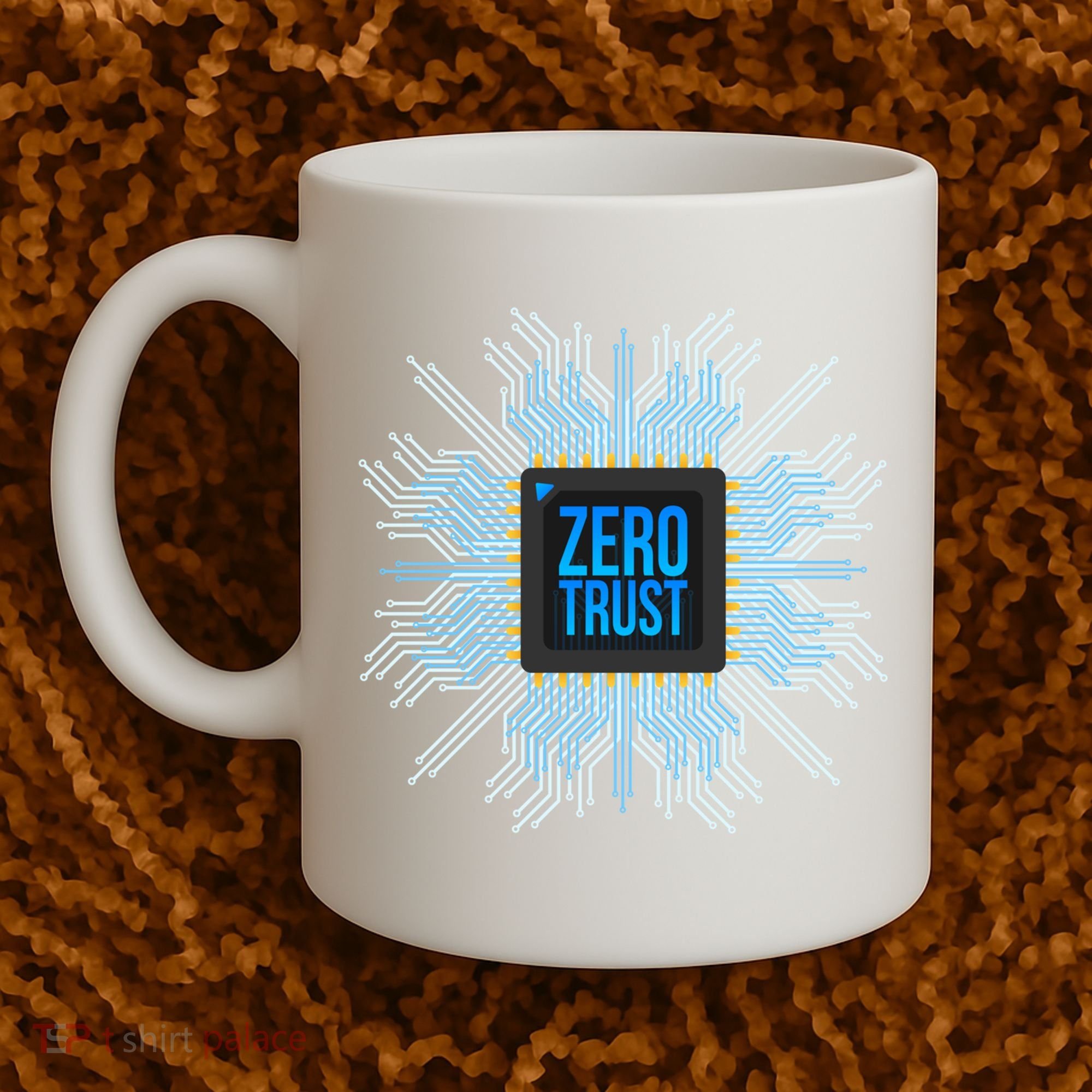 Zero Trust Cyber Security Hacking Programmer Developer Funny Gift Coffee Mug
