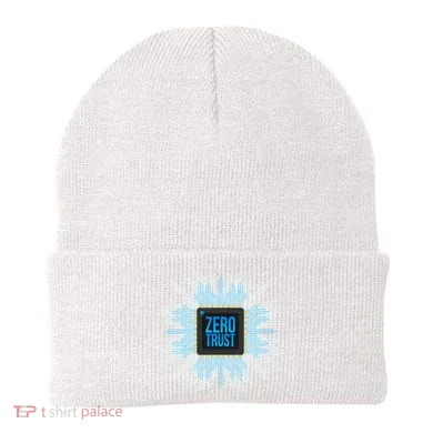 Zero Trust Cyber Security Hacking Programmer Developer Funny Gift Beanie