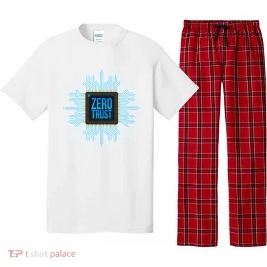 Zero Trust Cyber Security Hacking Programmer Developer Funny Gift Pajama Set