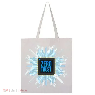 Zero Trust Cyber Security Hacking Programmer Developer Funny Gift Tote Bag