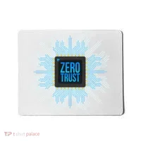 Zero Trust Cyber Security Hacking Programmer Developer Funny Gift Mousepad thumb 0