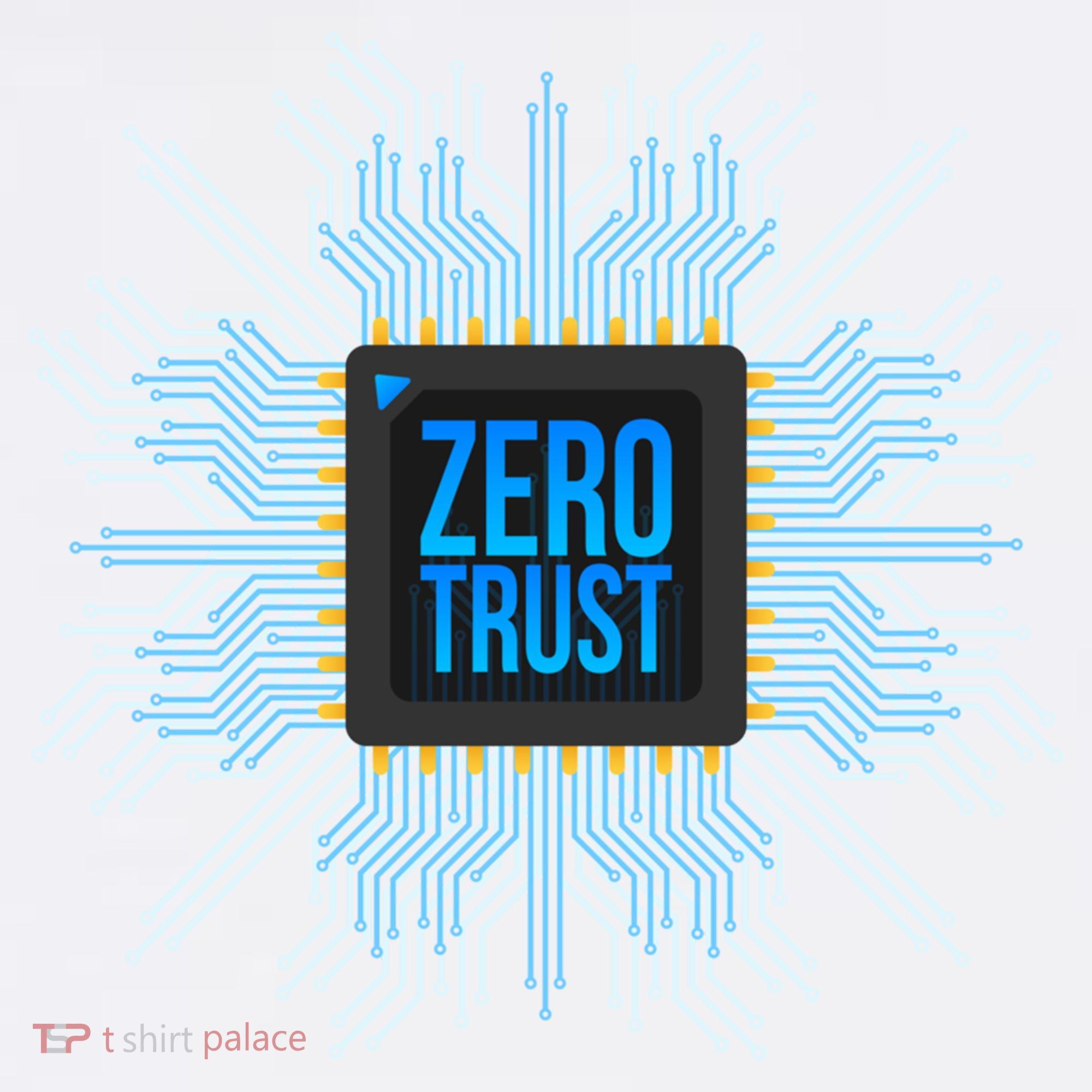 Zero Trust Cyber Security Hacking Programmer Developer Funny Gift Mousepad