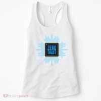 Zero Trust Cyber Security Hacking Programmer Developer Funny Gift Women's Tank Top thumb 0