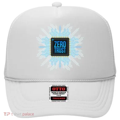 Zero Trust Cyber Security Hacking Programmer Developer Funny Gift Hat