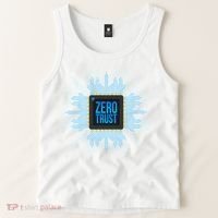 Zero Trust Cyber Security Hacking Programmer Developer Funny Gift Tank Top thumb 2