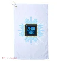Zero Trust Cyber Security Hacking Programmer Developer Funny Gift Golf Towel thumb 0