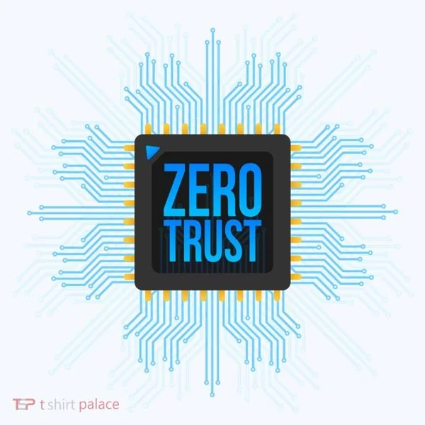 Zero Trust Cyber Security Hacking Programmer Developer Funny Gift Golf Towel