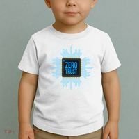 Zero Trust Cyber Security Hacking Programmer Developer Funny Gift Toddler T-Shirt thumb 2