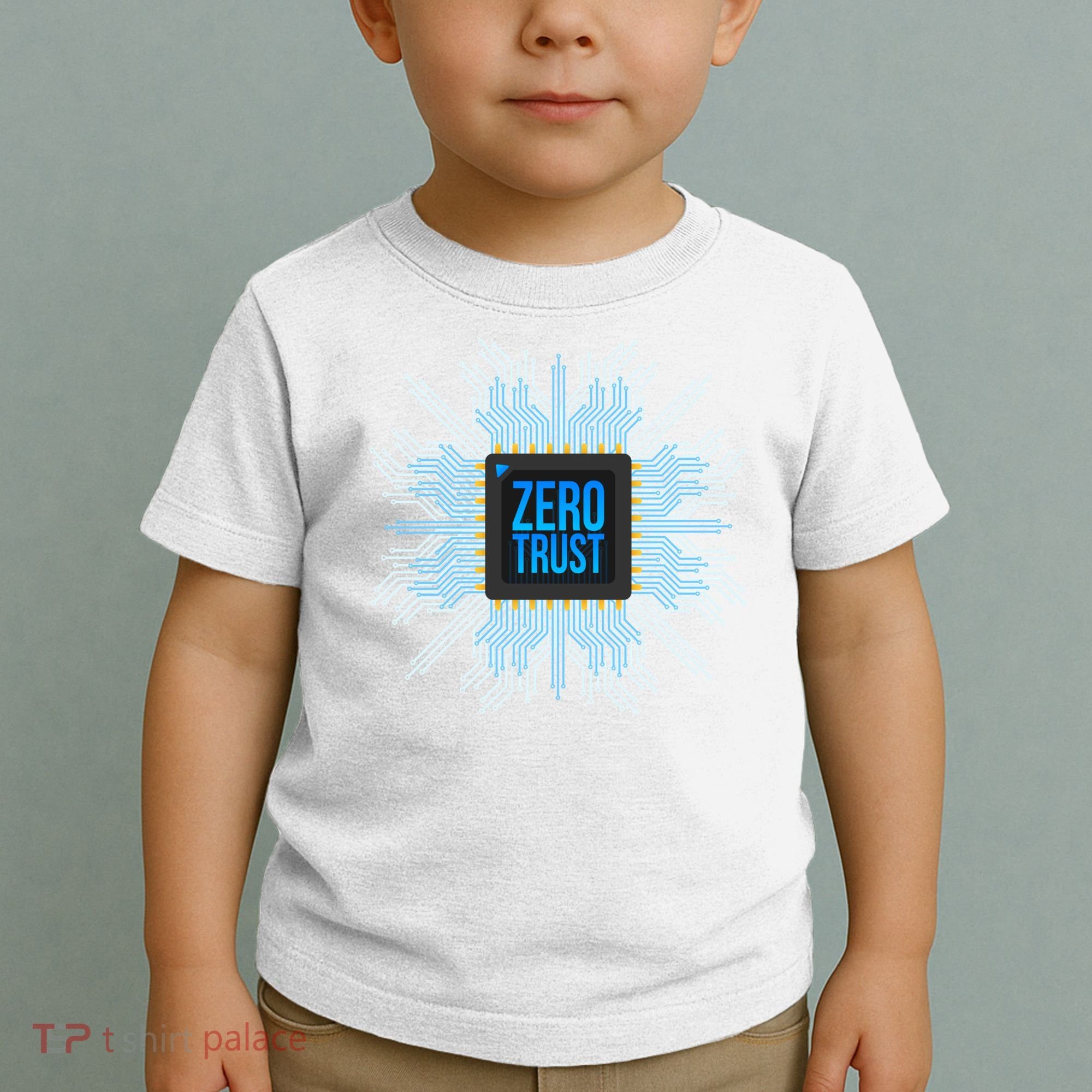 Zero Trust Cyber Security Hacking Programmer Developer Funny Gift Toddler T-Shirt