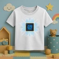 Zero Trust Cyber Security Hacking Programmer Developer Funny Gift Toddler T-Shirt thumb 3