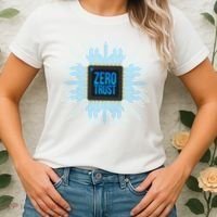 Zero Trust Cyber Security Hacking Programmer Developer Funny Gift Women's T-Shirt thumb 2