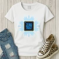 Zero Trust Cyber Security Hacking Programmer Developer Funny Gift Women's T-Shirt thumb 3