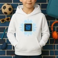 Zero Trust Cyber Security Hacking Programmer Developer Funny Gift Kids Hoodie thumb 2