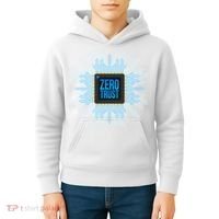Zero Trust Cyber Security Hacking Programmer Developer Funny Gift Kids Hoodie thumb 4
