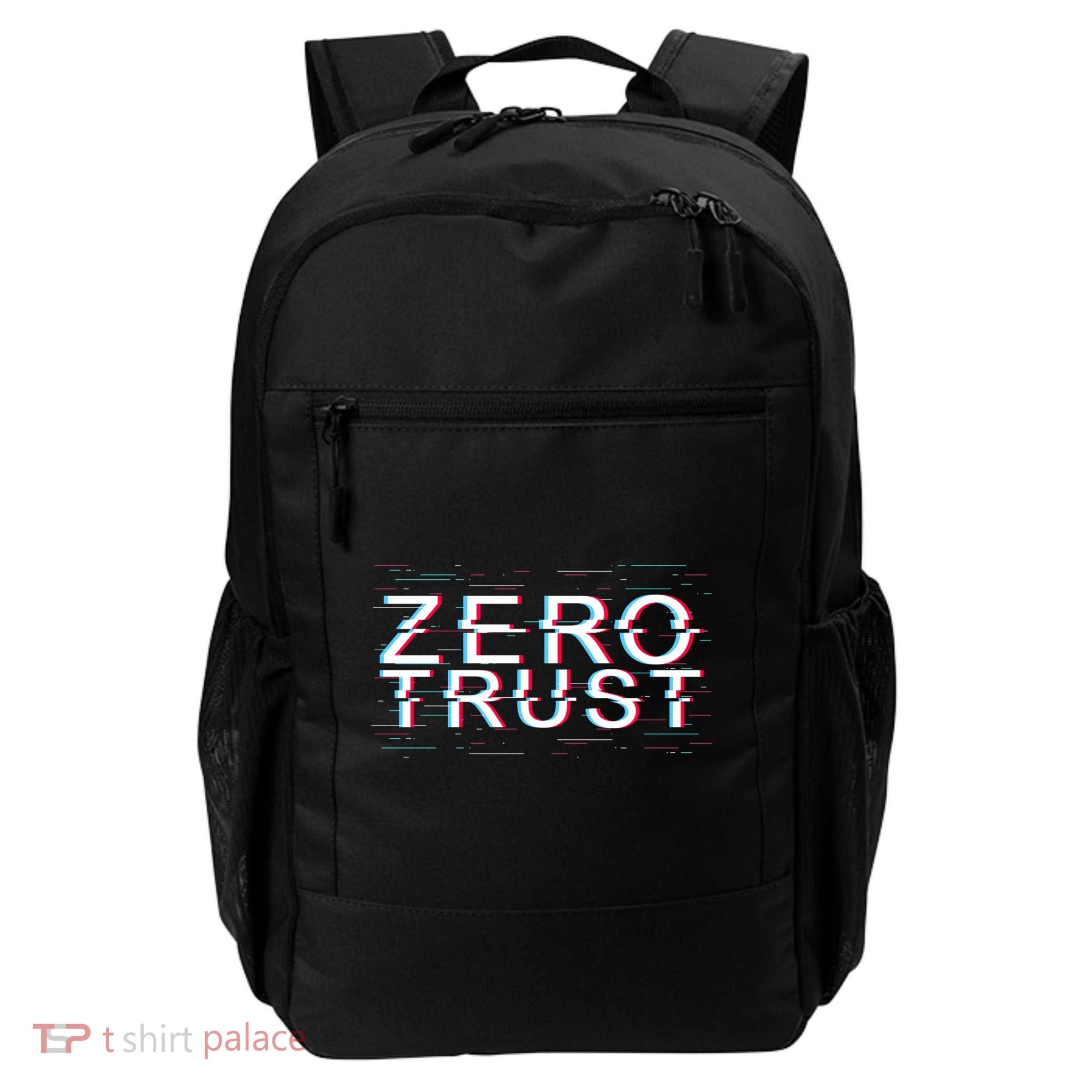 Zero Trust Developer It Cyber Security Hacking Programmer Gift Backpack