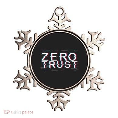 Zero Trust Developer It Cyber Security Hacking Programmer Gift Ornament