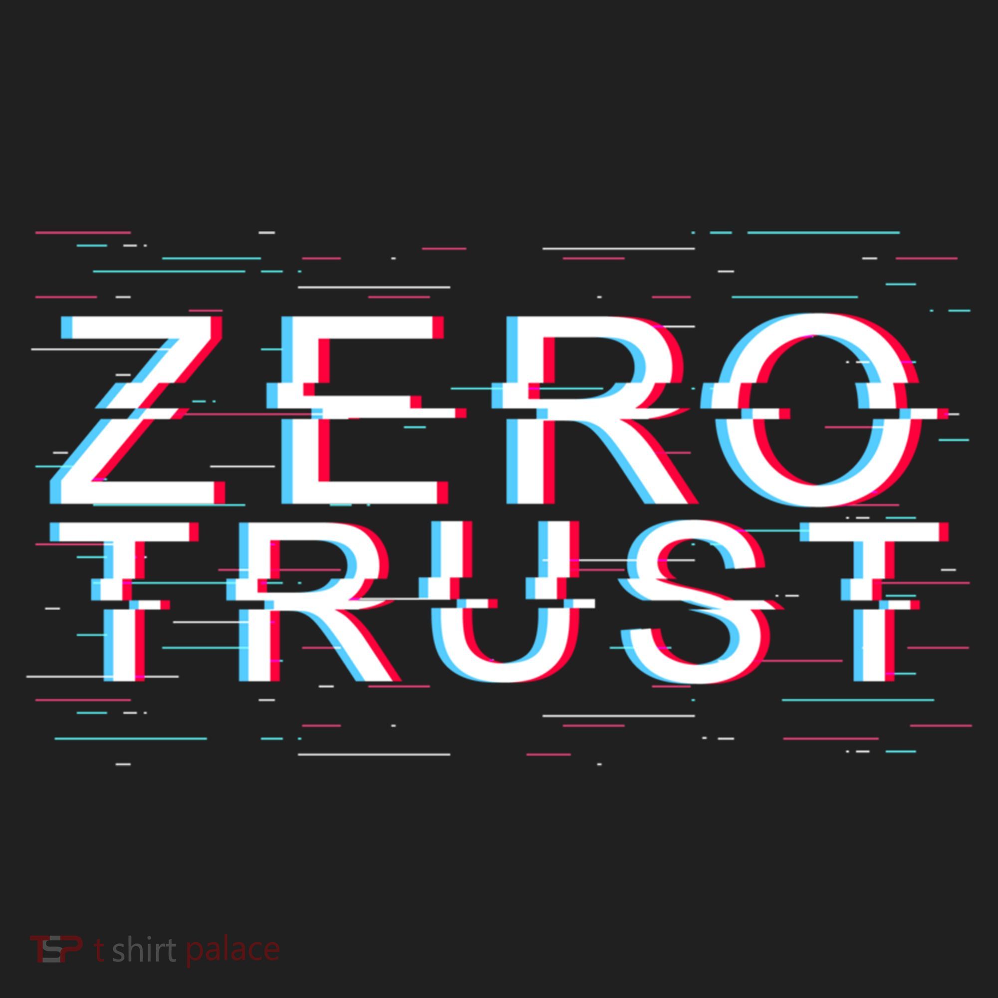 Zero Trust Developer It Cyber Security Hacking Programmer Gift Golf Towel